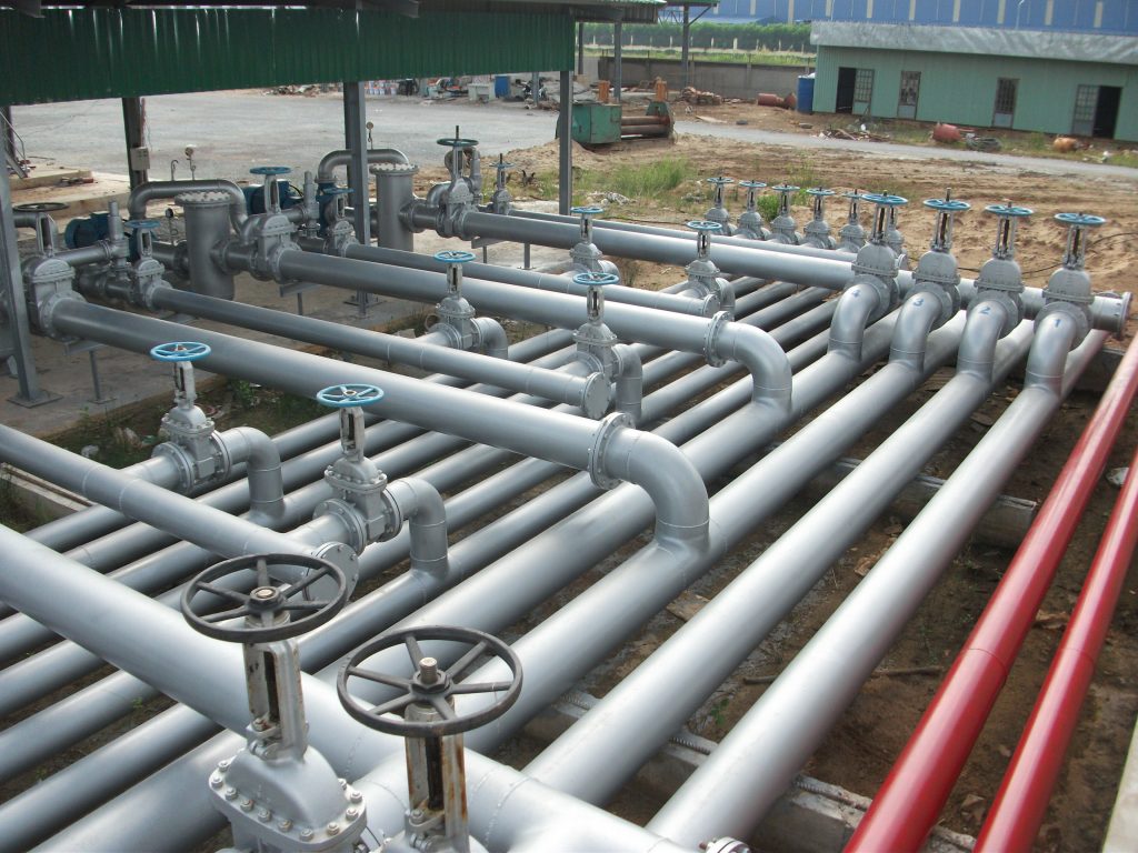 thi công đường ống công nghệ xăng dầu