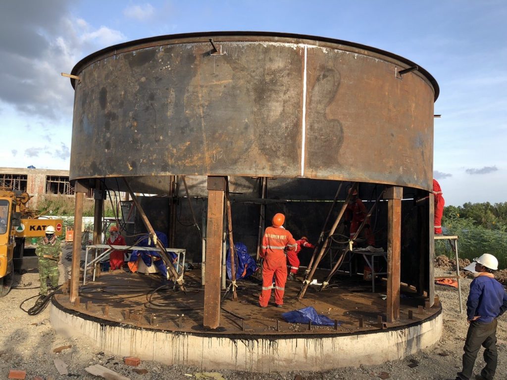 xây dựng bồn bể xăng dầu